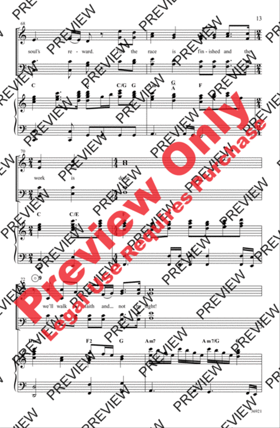 By Faith 4-Part scores gallery preview page 13