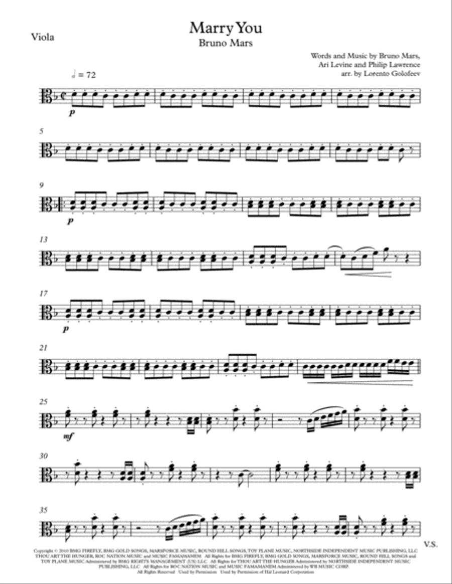 Marry You String Trio scores gallery preview page 3