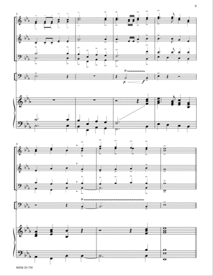 Crown Him with Many Crowns (Diademata) Choir scores gallery preview page 2