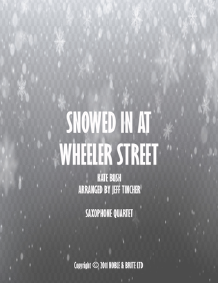 Book cover for Snowed In At Wheeler Street