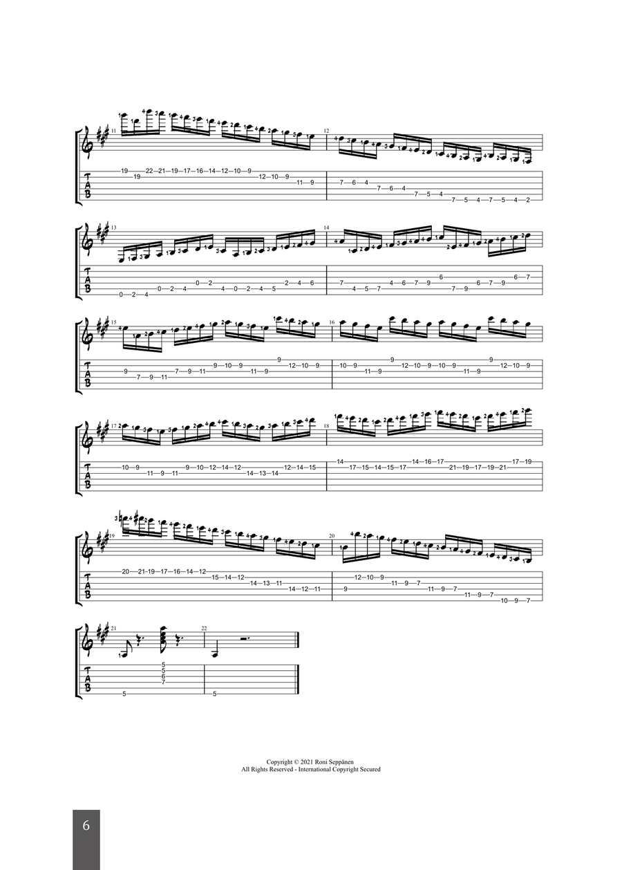 Classical Showstoppers for Electric Guitar Electric Guitar scores gallery preview page 6