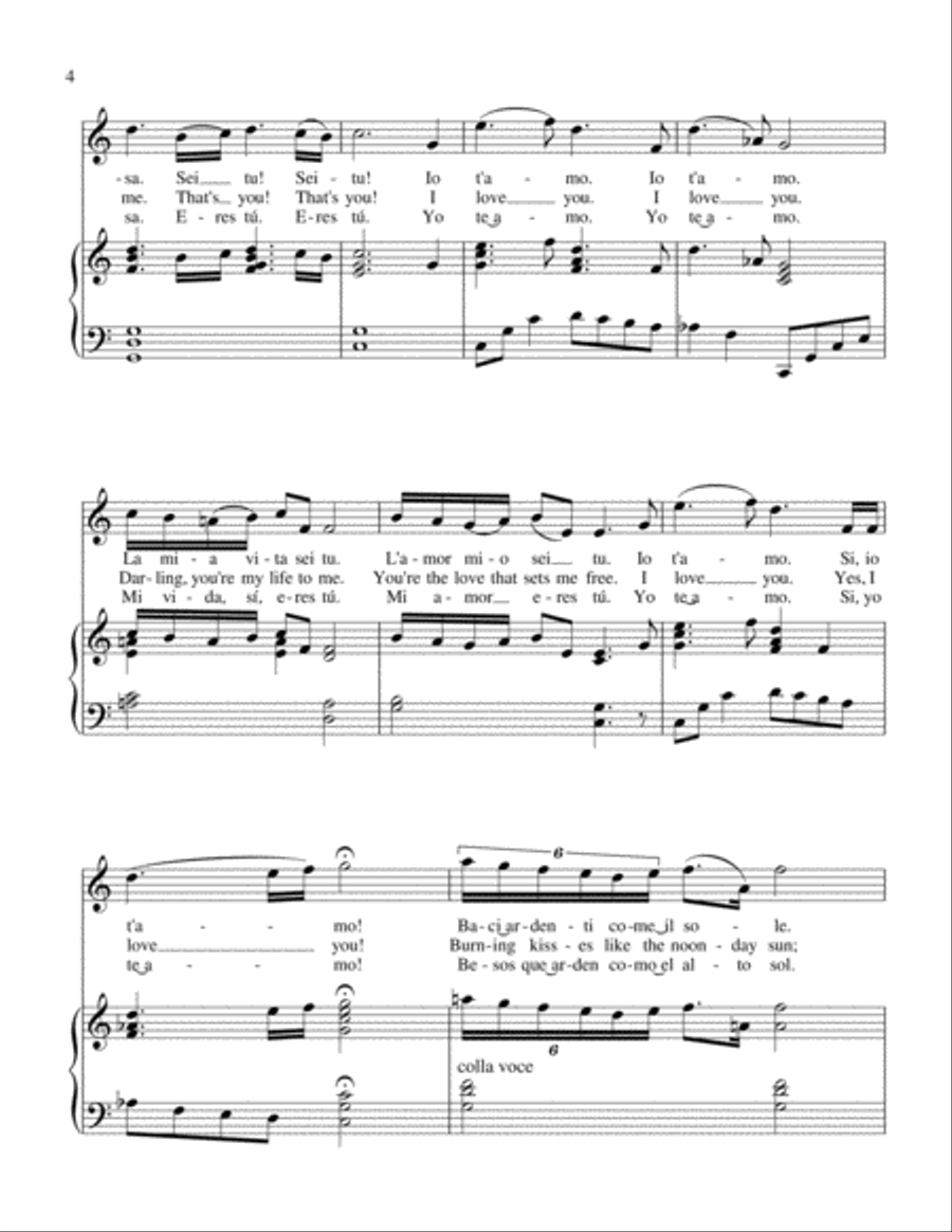 IO T'AMO Voice scores gallery preview page 4
