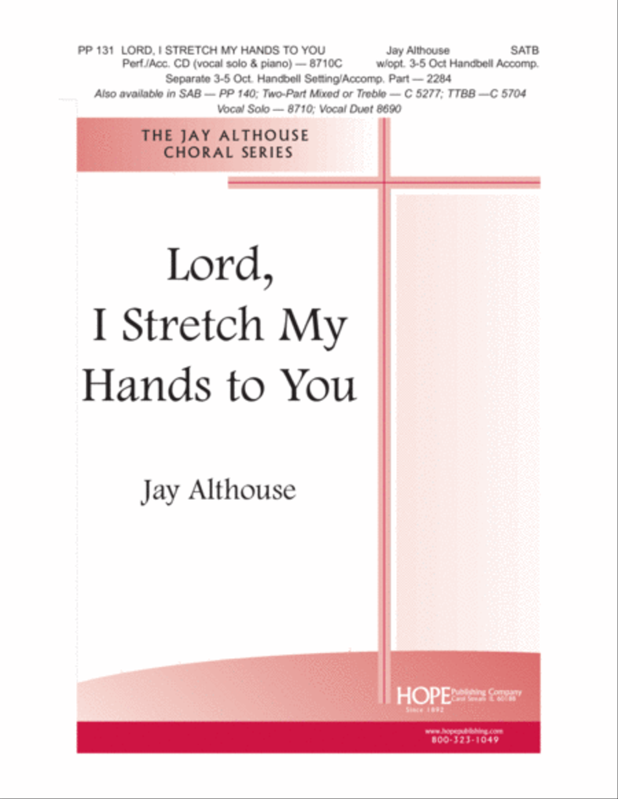 Lord, I Stretch My Hands to You 4-Part scores gallery preview page 2