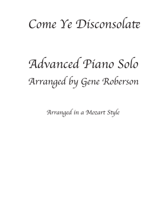 Come Ye Disconsolate Piano Solo