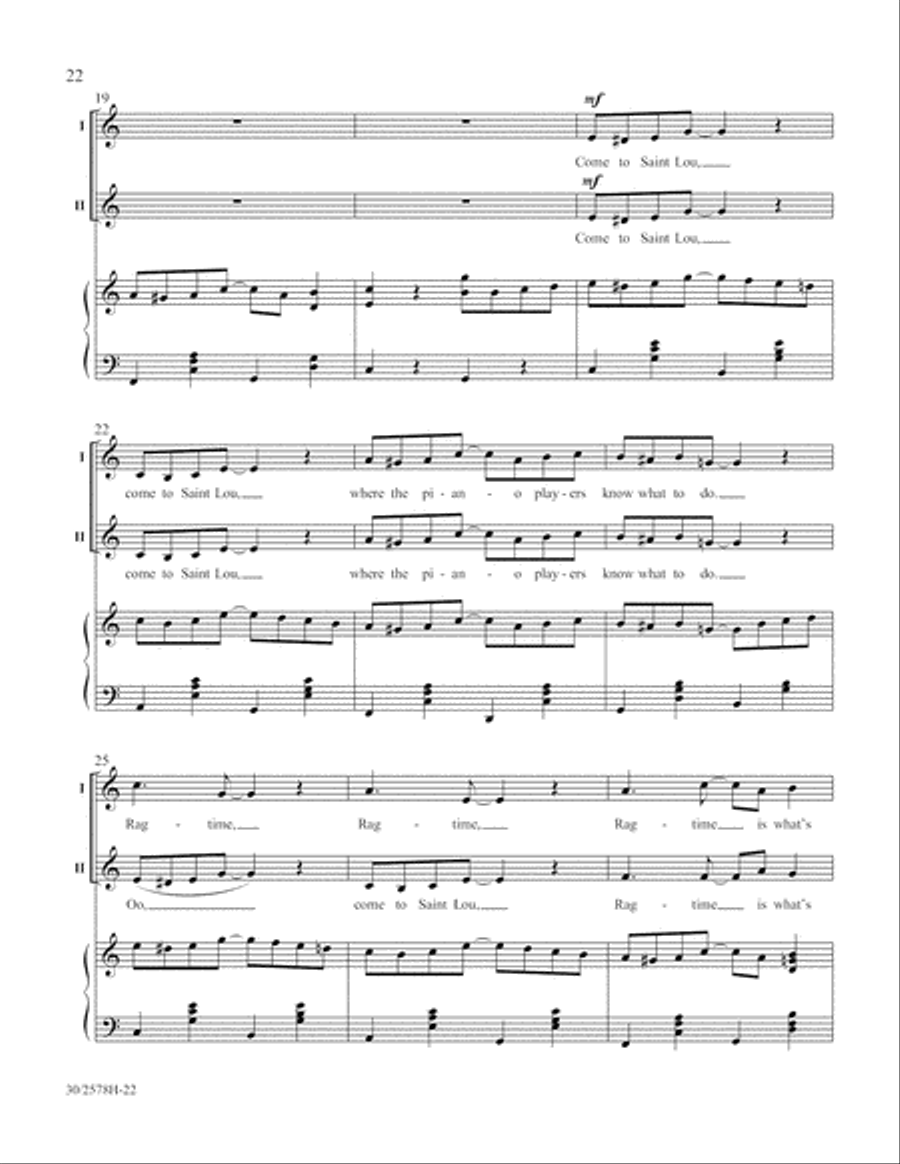 The World of Rhythm Unison Choir scores gallery preview page 23