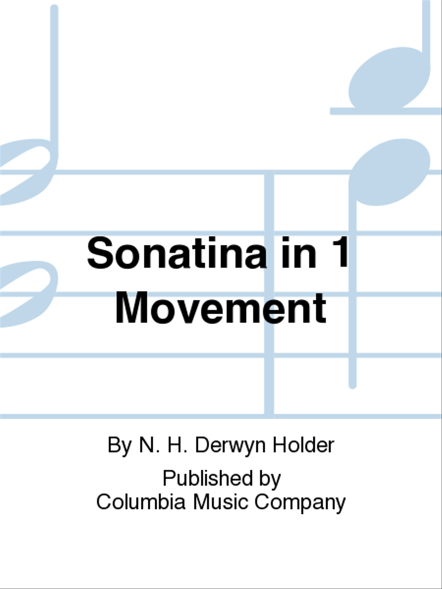 Sonatina In 1 Movement Classical Guitar scores gallery preview page 1