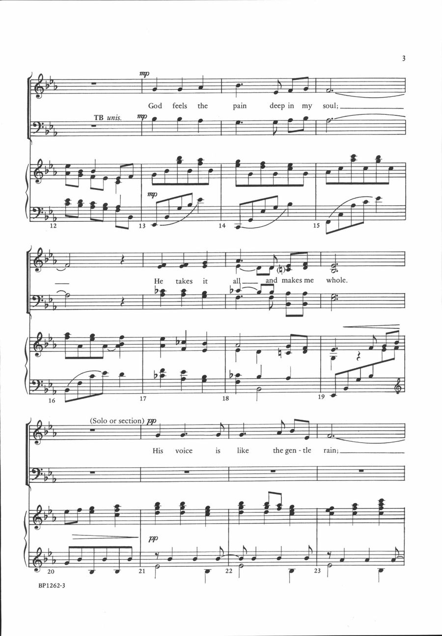 The Whisper of My Heart 4-Part scores gallery preview page 3