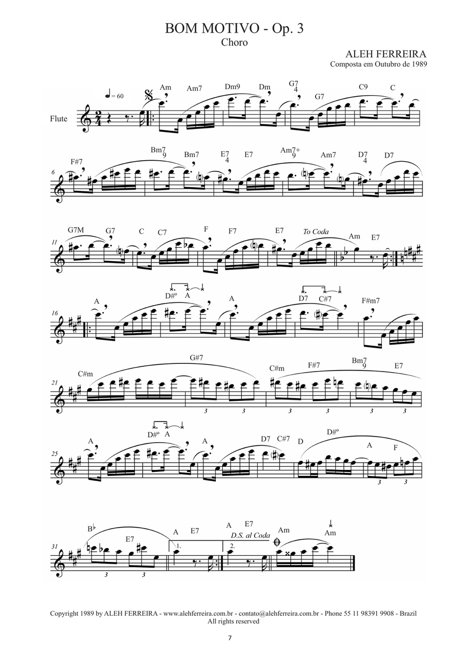 Bom Motivo, Op. 3 Small Ensemble scores gallery preview page 2