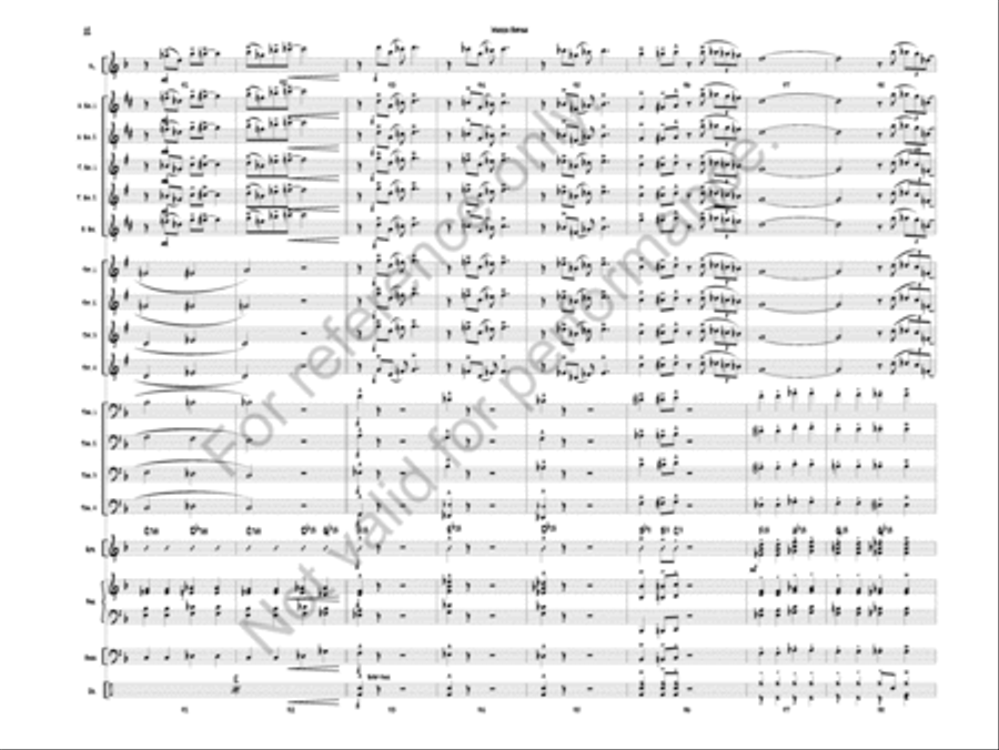 March Bopish Jazz Ensemble scores gallery preview page 14