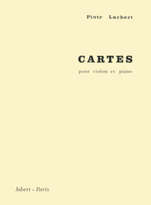 Book cover for Cartes