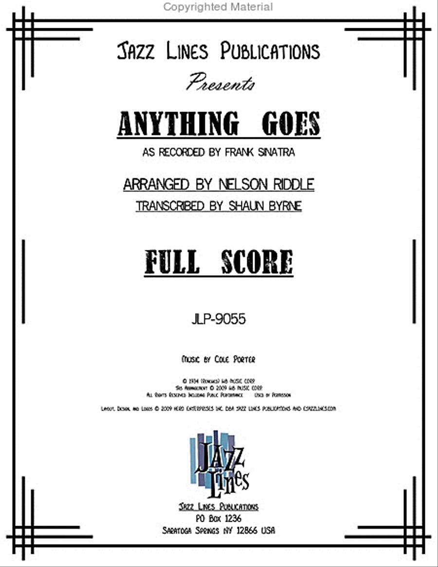 Anything Goes Big Band scores gallery preview page 2