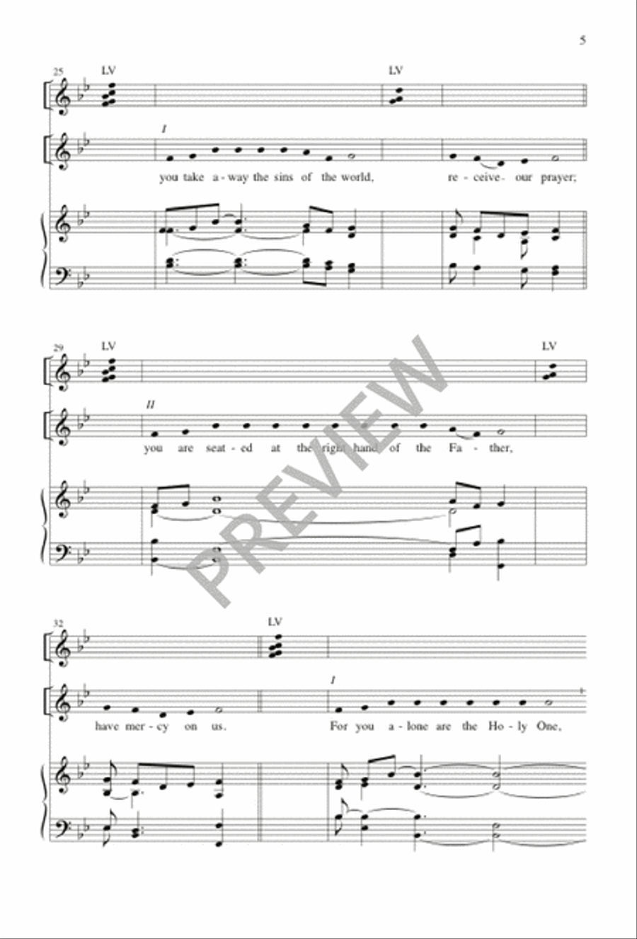 Antiphonal Gloria from 