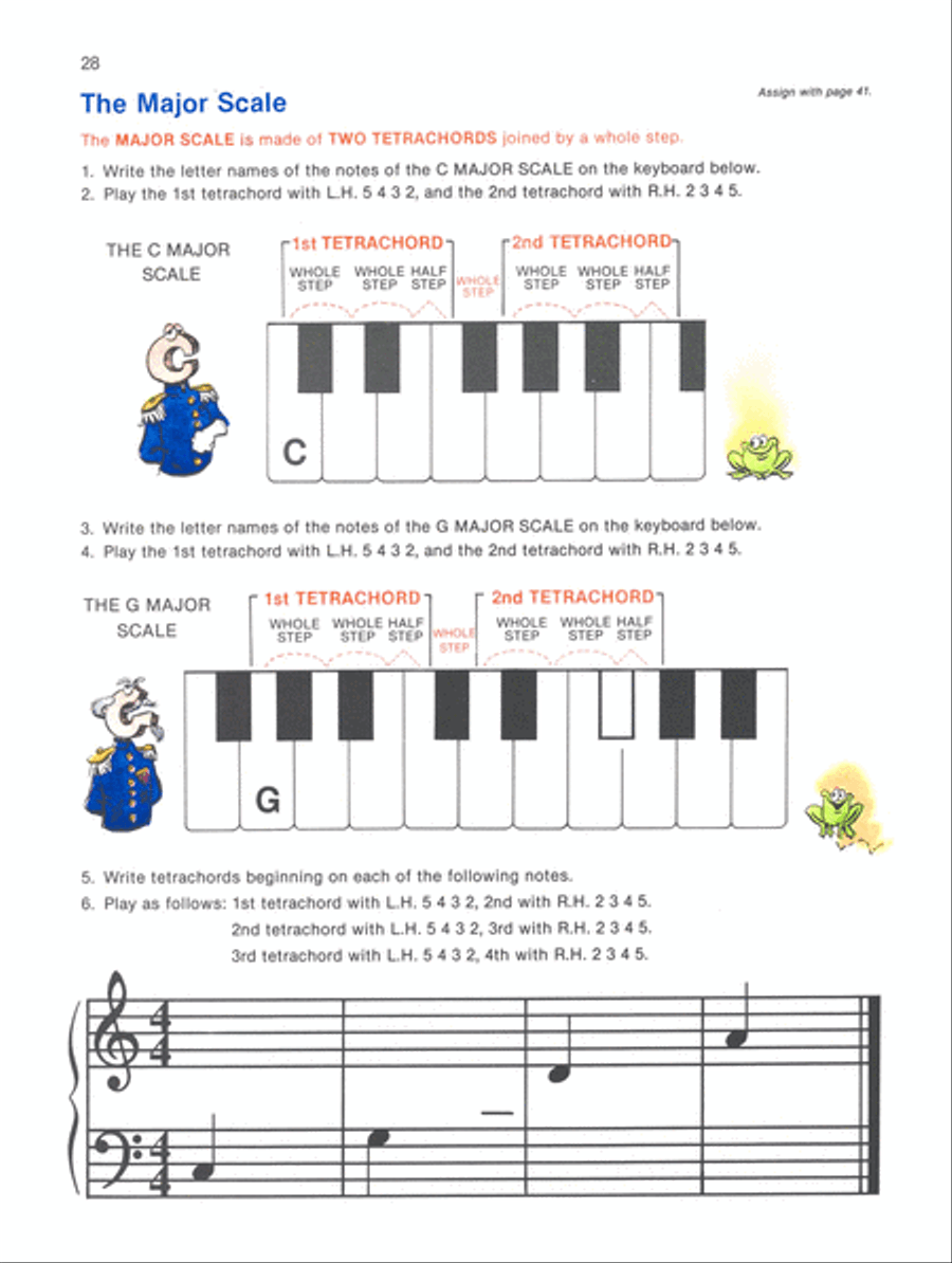 Alfred's Basic Piano Course Theory, Level 1B Piano Method scores gallery preview page 7