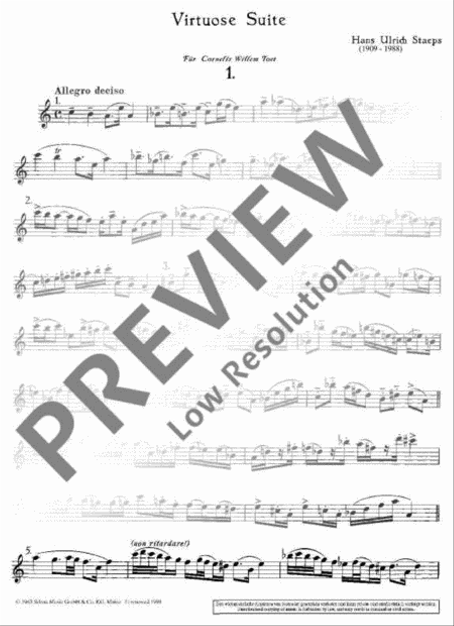 Virtuosic Suite Virtuosic Suite Flute scores gallery preview page 5