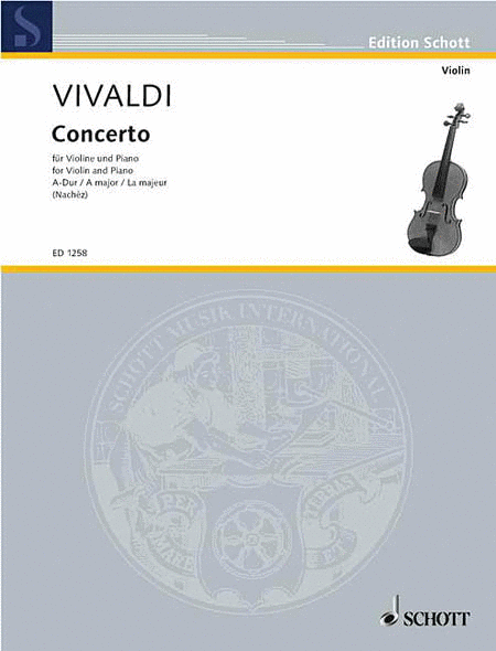 Concerto A Major Op. 4, No. 5 (Violin)