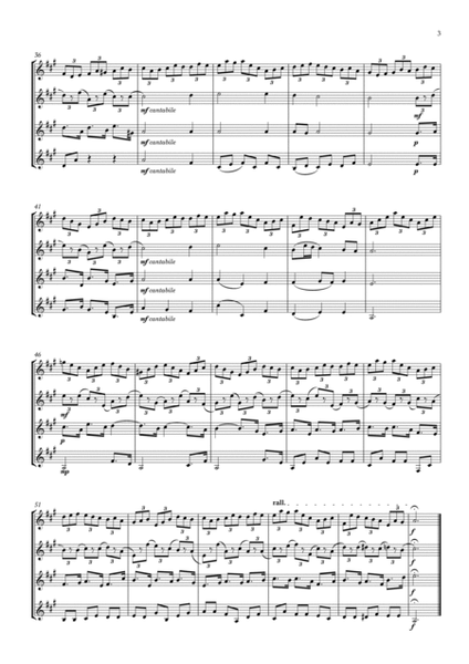 Jesu, joy of man's desiring by Bach for Clarinet Quartet image number null