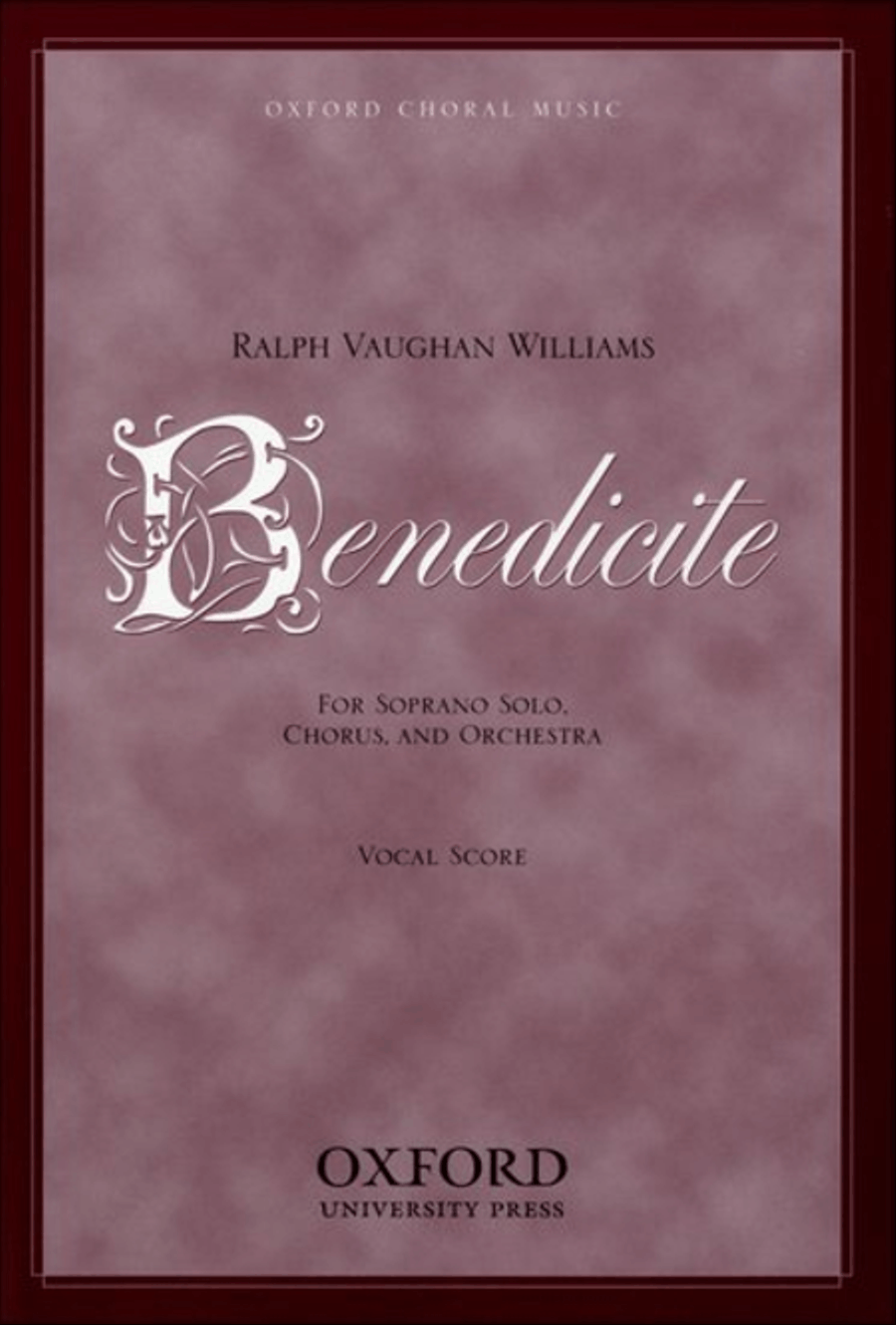 Benedicite 4-Part scores gallery preview page 1