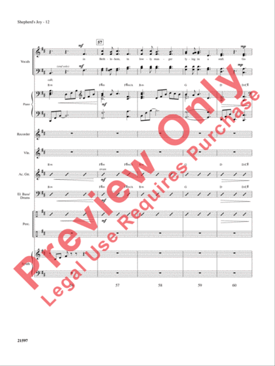Shepherd's Joy Choir scores gallery preview page 13