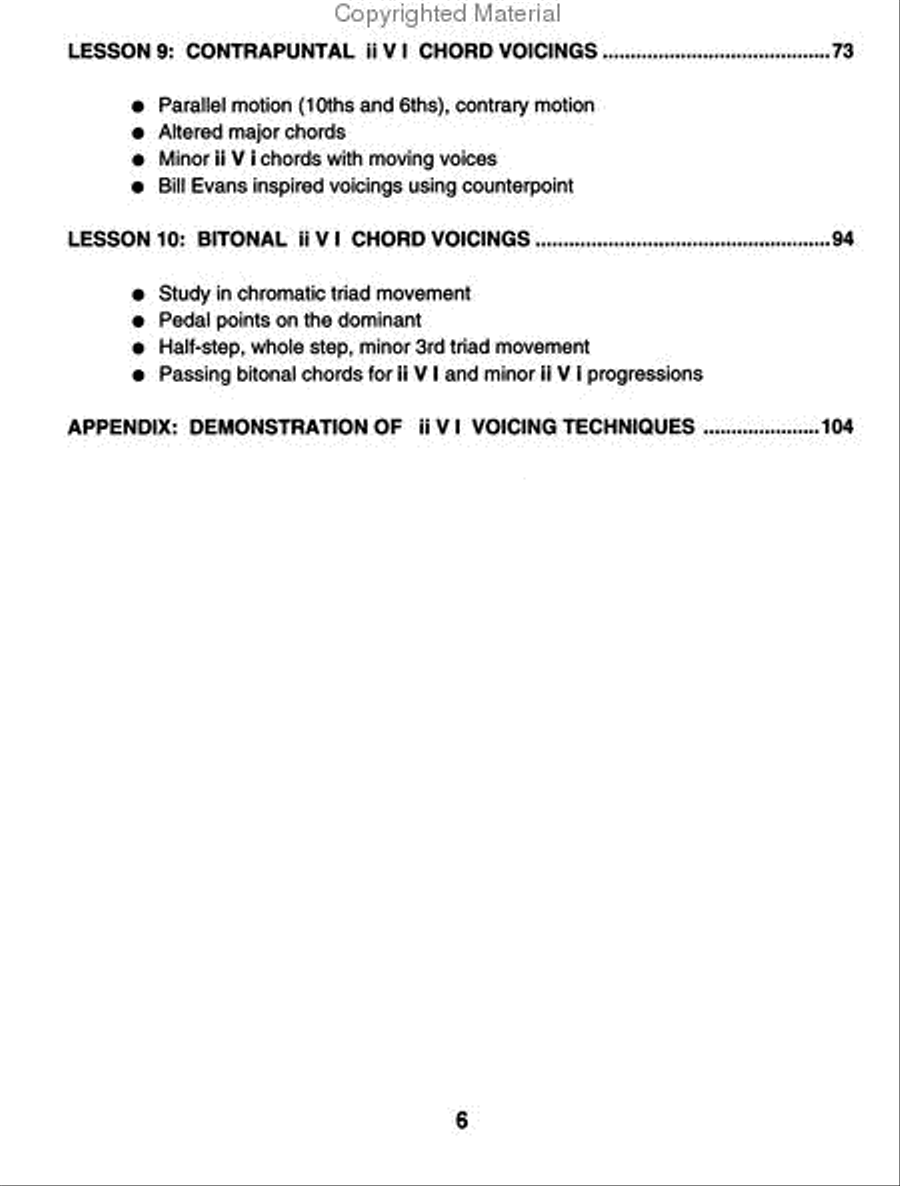 Stylistic II/V7/I Voicings For Keyboardists