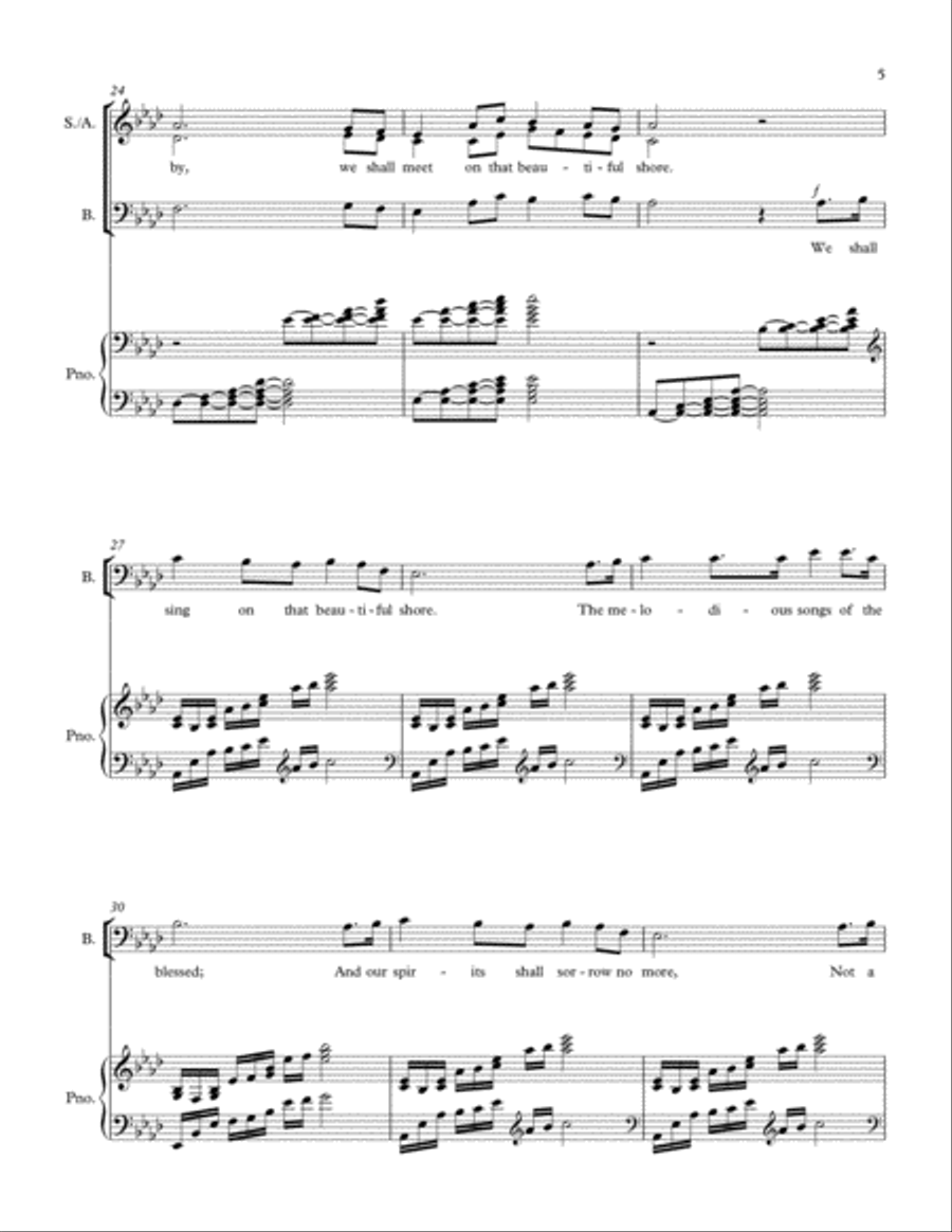 In The Sweet By And By 3-Part scores gallery preview page 5