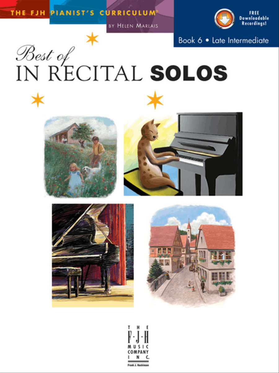 Best of In Recital Solos, Book 6 (NFMC) Piano Method scores gallery preview page 1