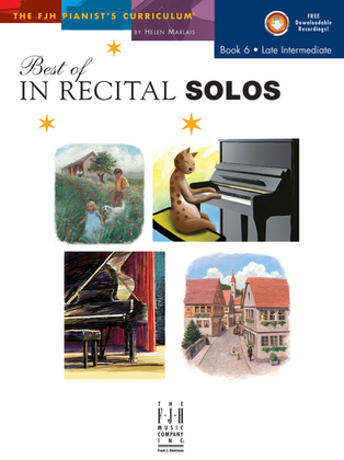 Book cover for Best of In Recital Solos, Book 6 (NFMC)