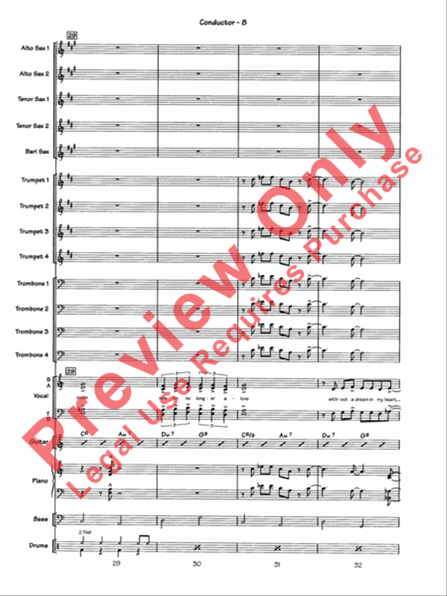 Blue Moon Jazz Ensemble scores gallery preview page 11
