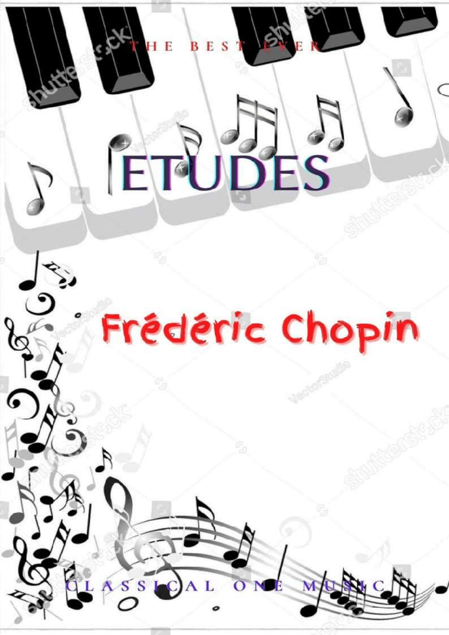 Chopin - Etude Op. 25, No. 11 in A minor ('Winter Wind') for piano solo Piano Method scores gallery preview page 1