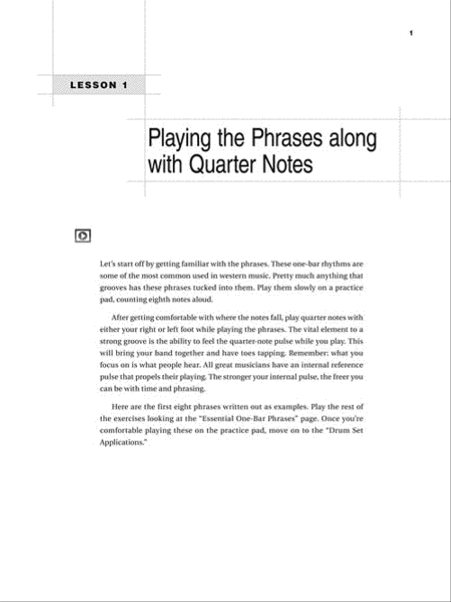 Phrasing: Advanced Rudiments for Creative Drumming Drums scores gallery preview page 3
