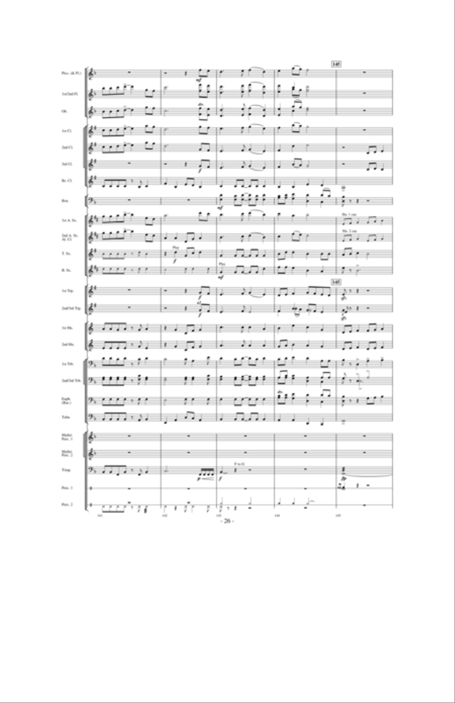 High Country Celebration Concert Band scores gallery preview page 25