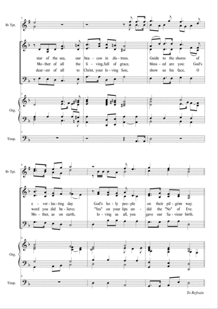 Mother of Christ, Our Hope 3-Part scores gallery preview page 3