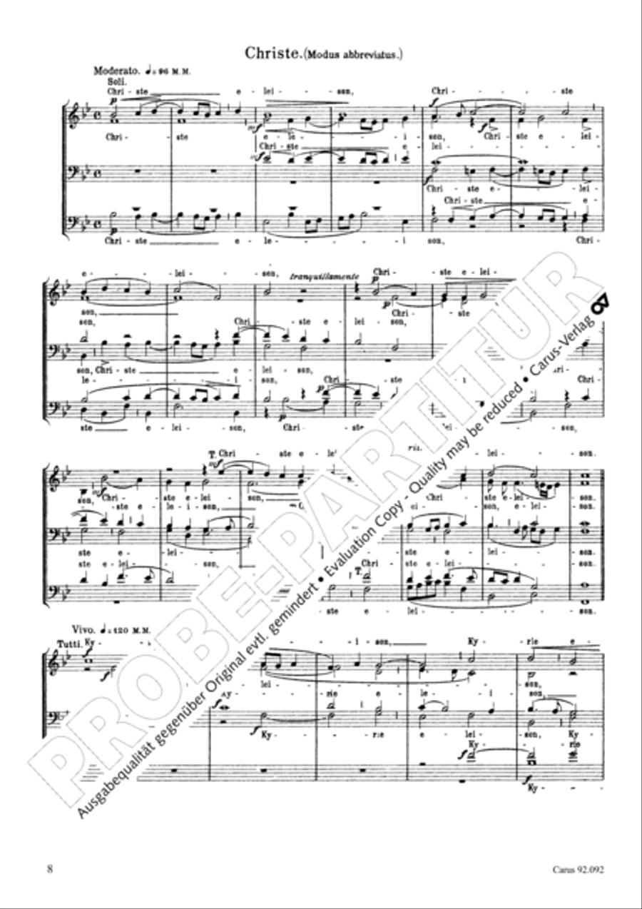 Missa Papae Marcelli Choir scores gallery preview page 5