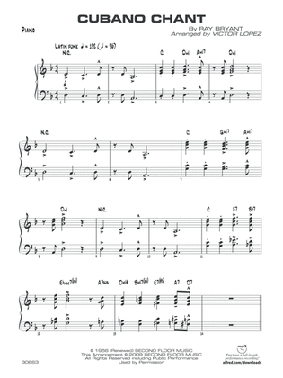 Cubano Chant: Piano Accompaniment