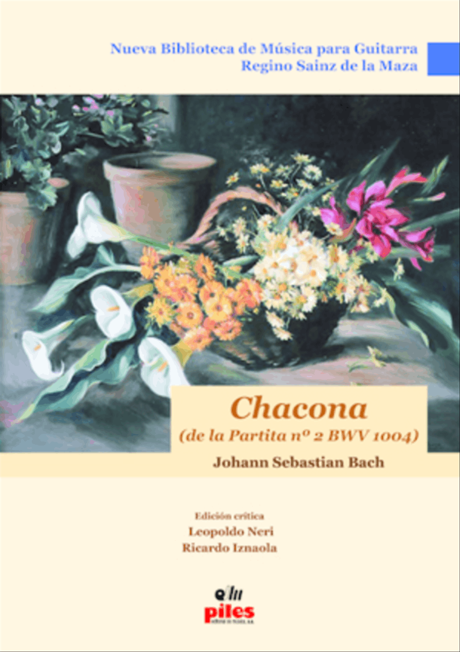 Chacona de la Partita No. 2 BWV 1004 Classical Guitar scores gallery preview page 1