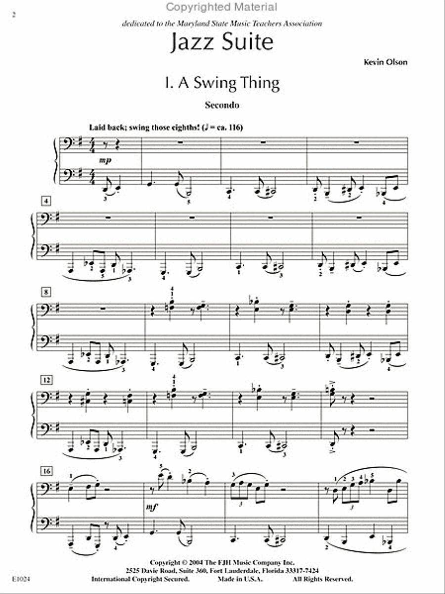 Jazz Suite Small Ensemble scores gallery preview page 2
