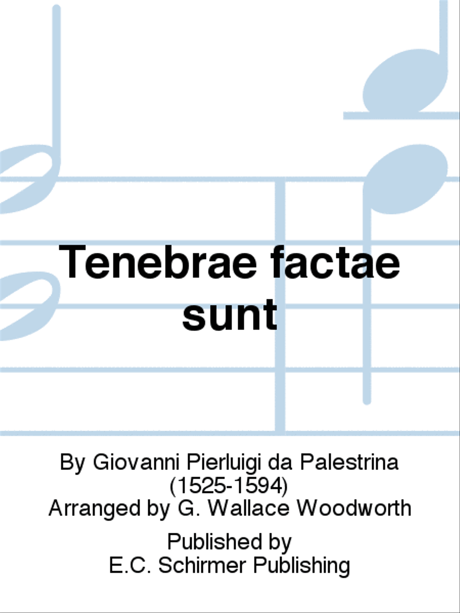 Tenebrae factae sunt SSAA scores gallery preview page 1