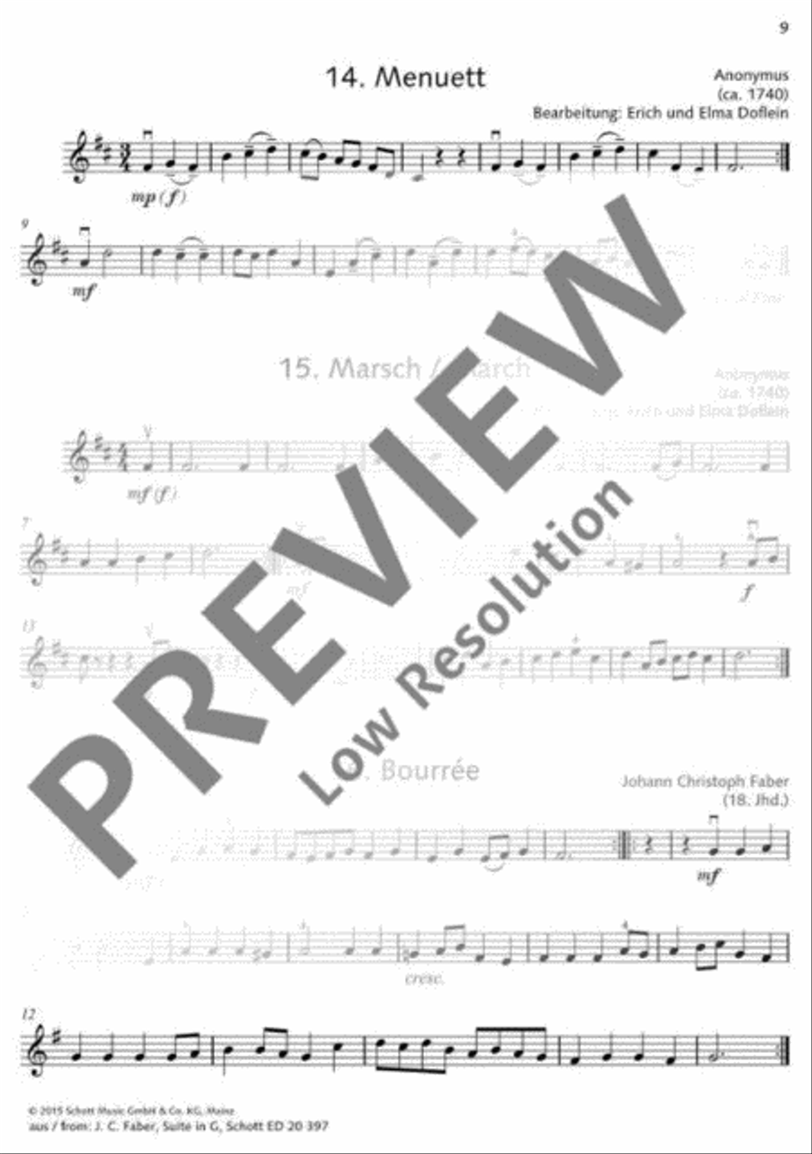 Classical Music for Children Violin scores gallery preview page 10