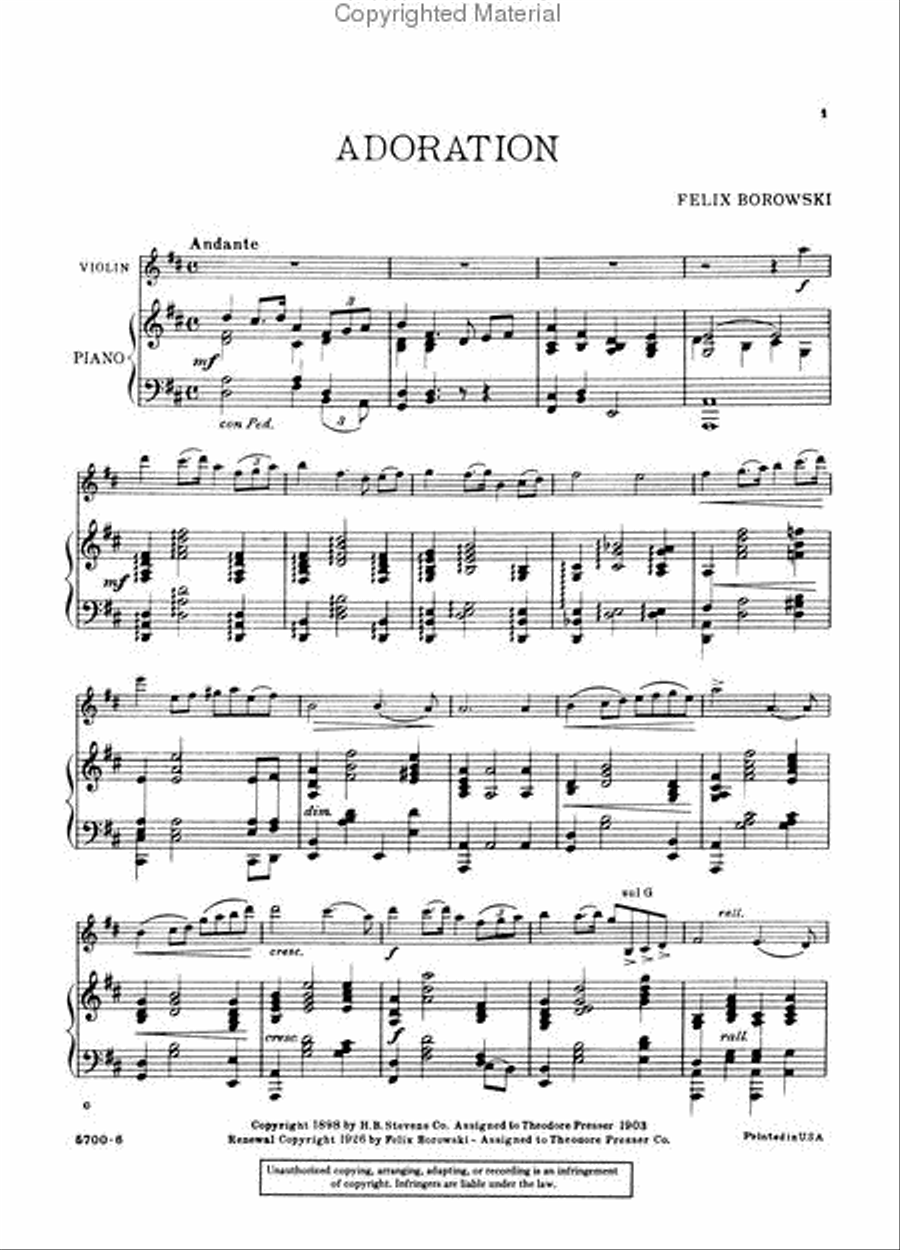 Adoration Chamber Music scores gallery preview page 3