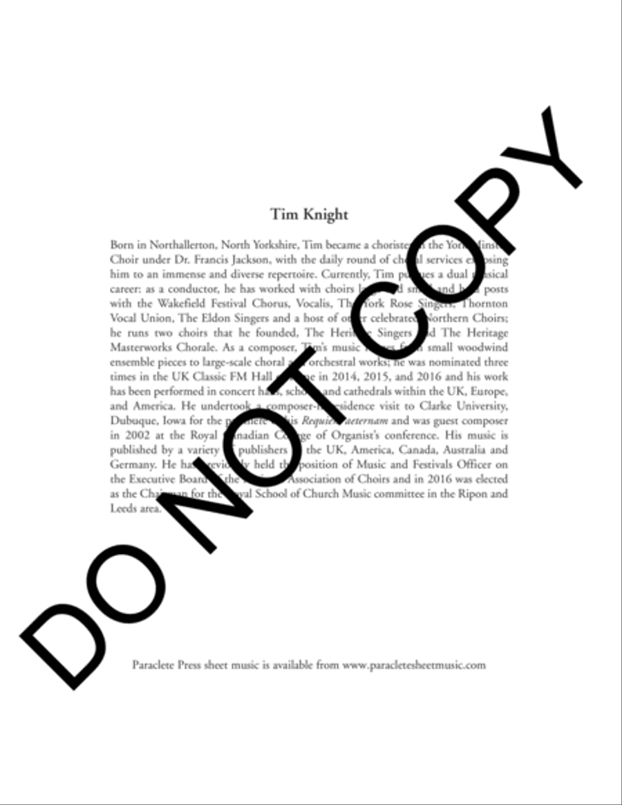 Prayer of St. Augustine 4-Part scores gallery preview page 3