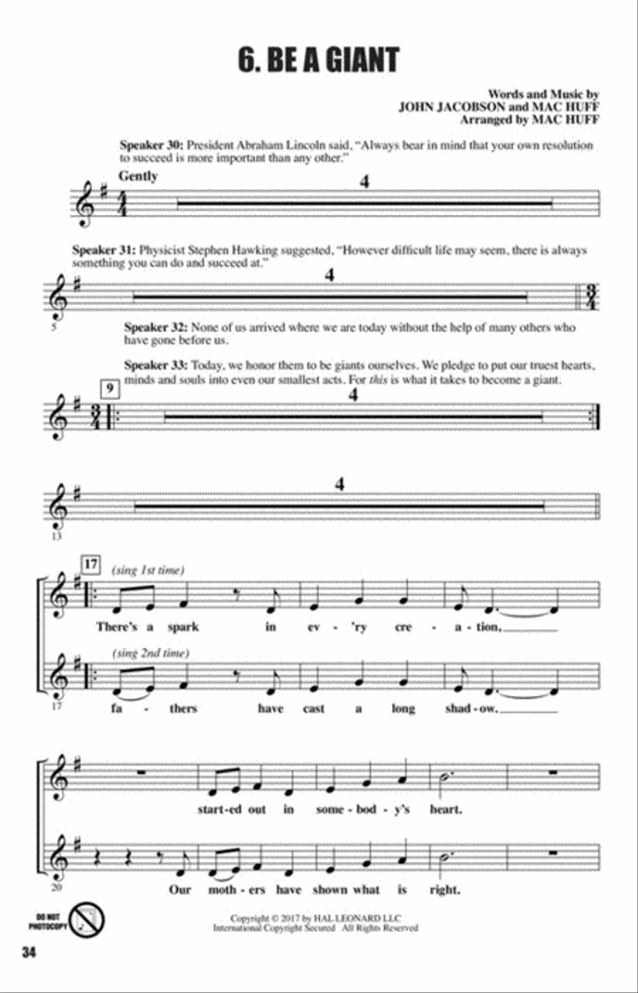 On the Shoulders of Giants Choir scores gallery preview page 7