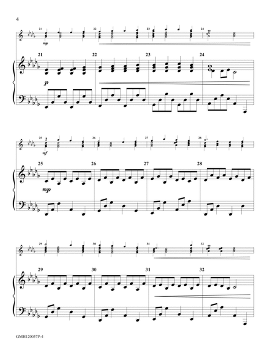 A Humble Prayer – piano accompaniment to 12 bell version image number null