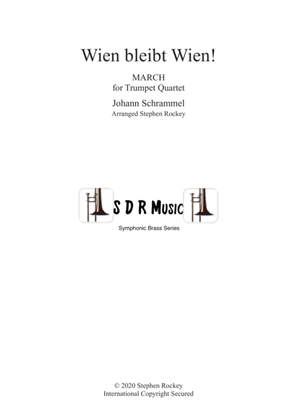 Book cover for Wien Bleibt Wien! March for Trumpet Quartet