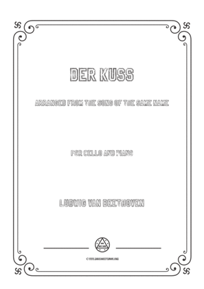Book cover for Beethoven-Der Kuss,for Cello and Piano