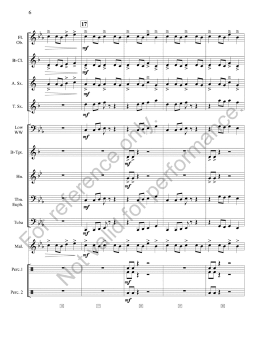 Synergetic Synergetic Concert Band scores gallery preview page 7