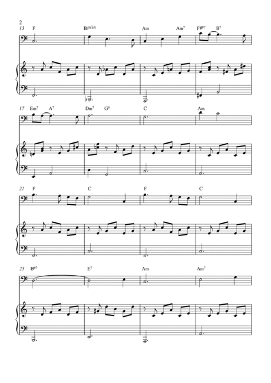 Moon River Easy Piano scores gallery preview page 2