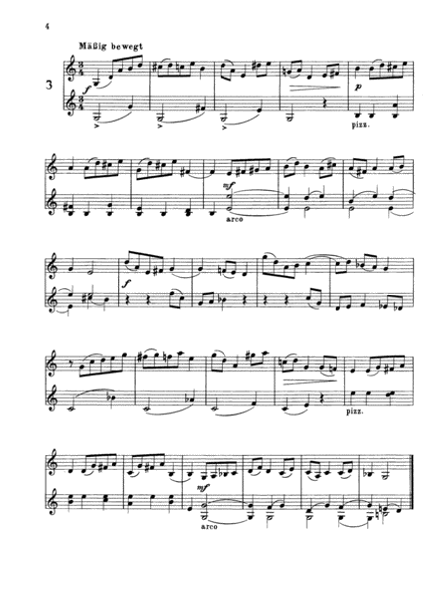 14 Easy Pieces Violin scores gallery preview page 3