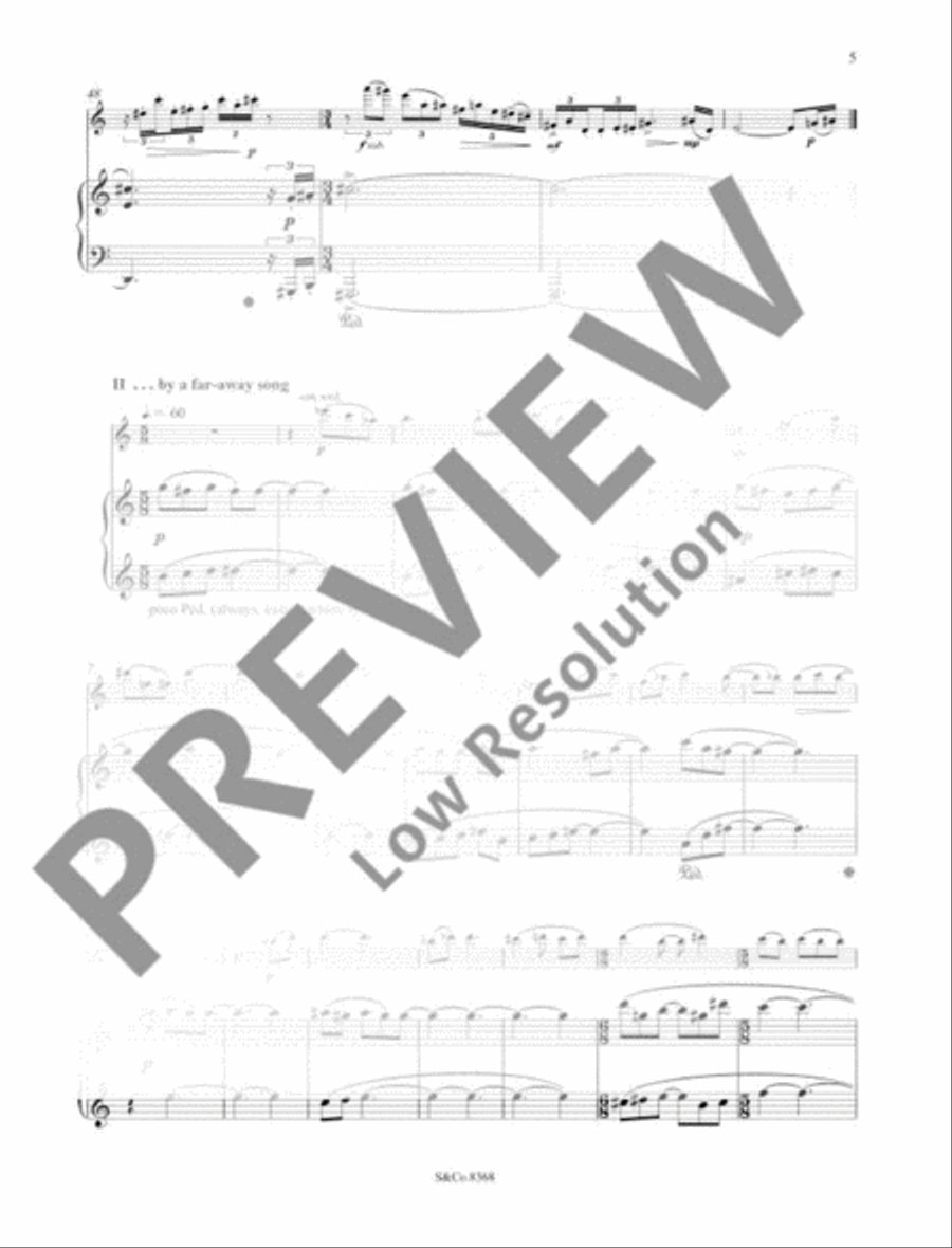 Shadowed Pieces Violin Solo scores gallery preview page 8