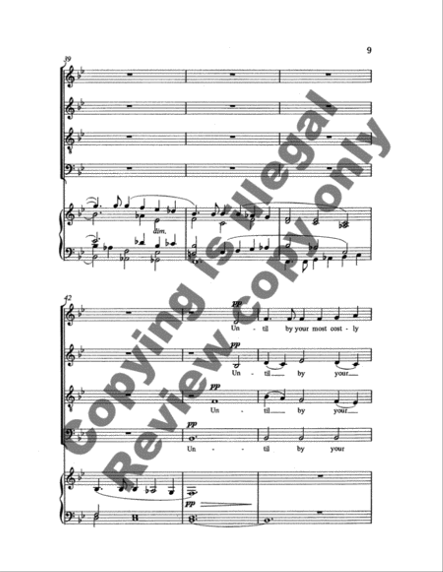Eternal Light, Shine in My Heart 4-Part scores gallery preview page 6