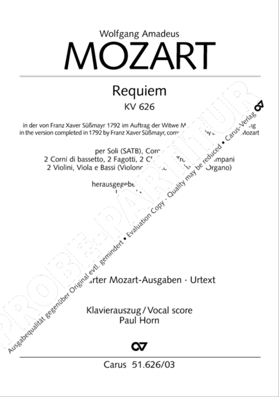 Requiem 4-Part scores gallery preview page 2