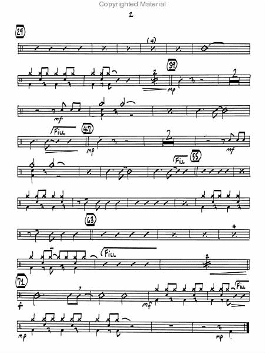 Bye Bye Blackbird Choir scores gallery preview page 3